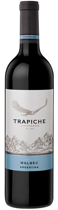 Garrafa TRAPICHE MALBEC tinto 2018